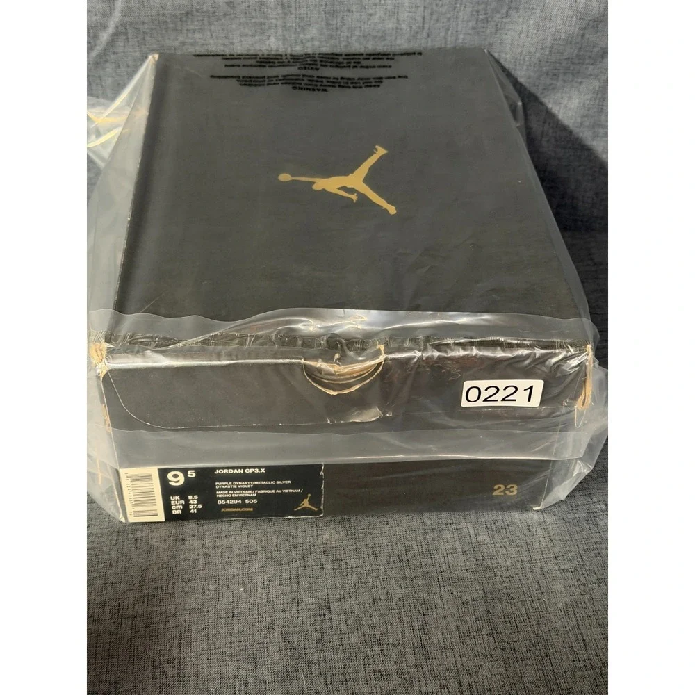 Jordan CP3 10-Purple Dynasty/Metallic Silver-Size 9.5 854294-505